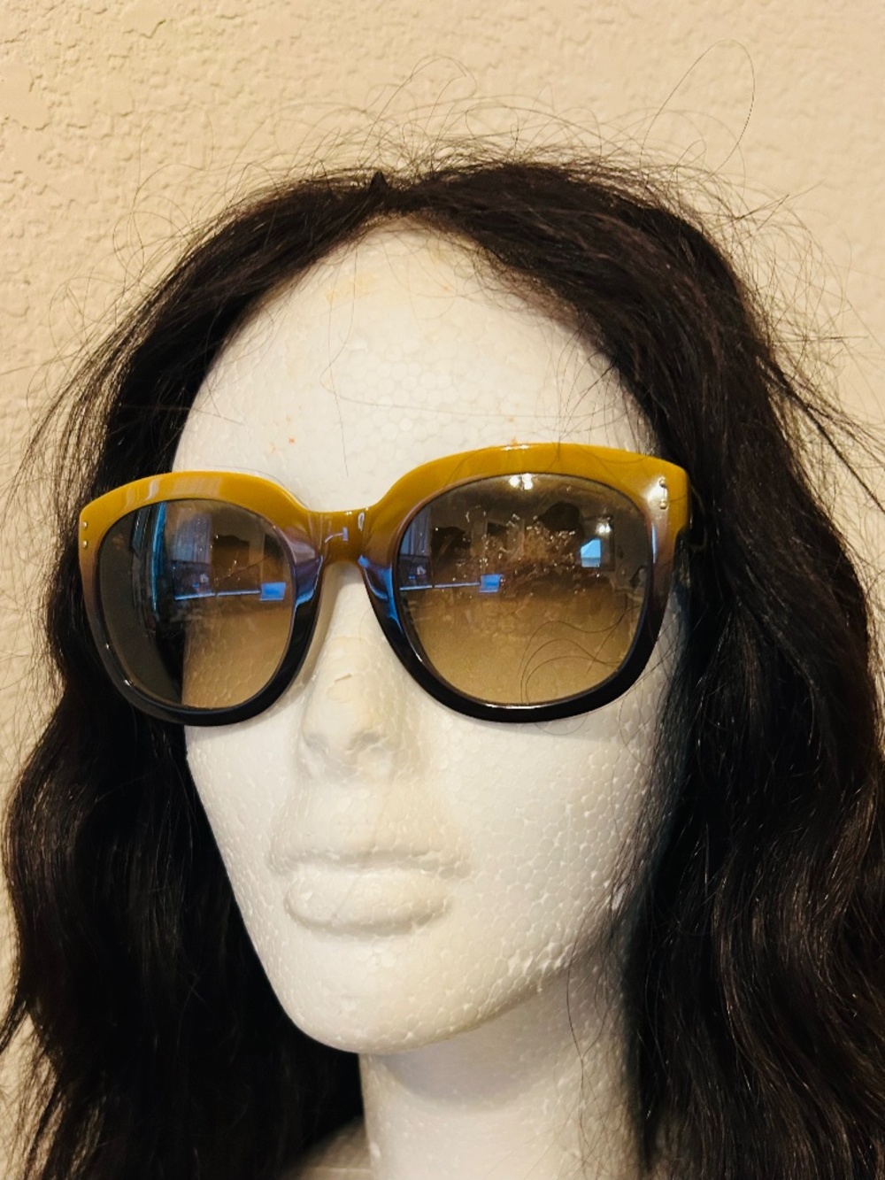 Coach Yellow/Tortoise Gradient Casey Sunglasses